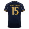 Camisola Real Madrid Valverde 15 Homen Equipamento 2ª 23/24